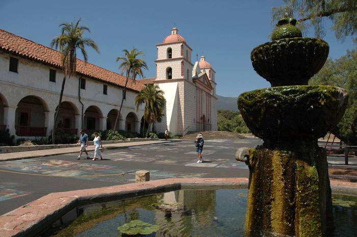Fuente y templo